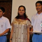 Money Bee Winners from AVM Bandra with Quizmaster Swapna Mirashi